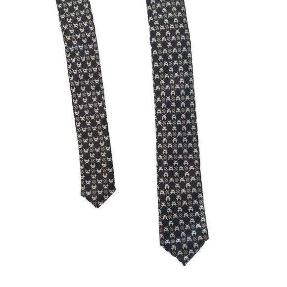 Black Tie Geek Space Invaders Tie Skinny - Picture 6 of 6
